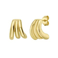 Triple Row Splayed Hoops