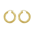 Full Twist Medium Hoops