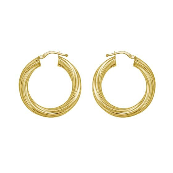 Full Twist Medium Hoops