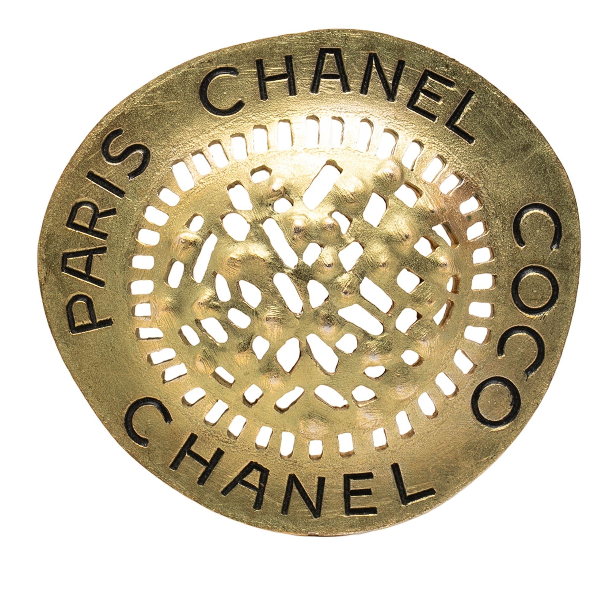 Gold Plated Hat Pin Brooch