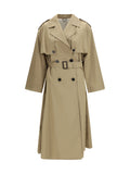 Max Mara Weekend Trench Coat — Beige