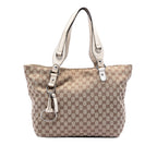 Medium GG Canvas Icon Bit Tote