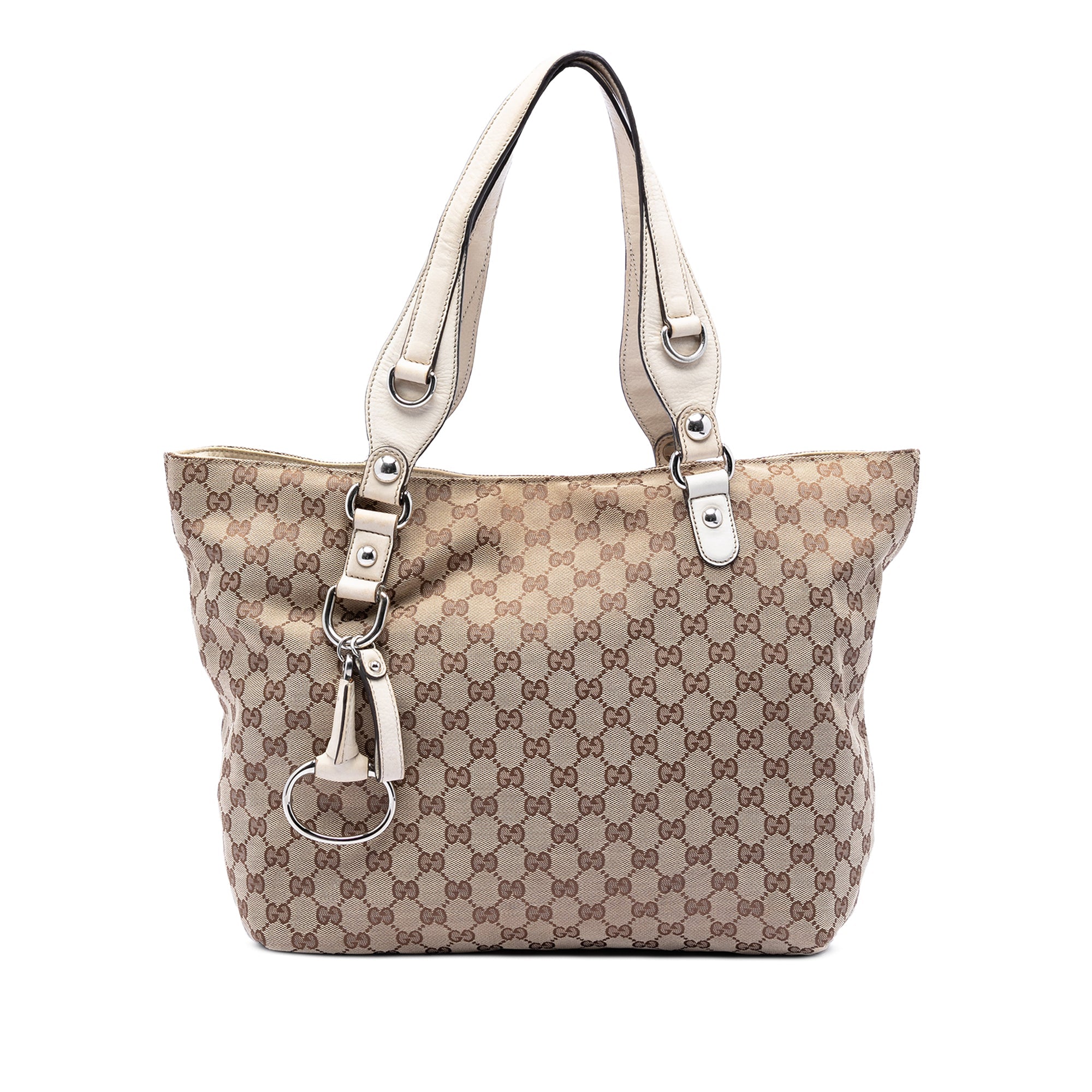 Medium GG Canvas Icon Bit Tote