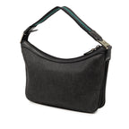 Denim Web Shoulder Bag