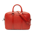 Medium Diamante Bright Leather Business Bag