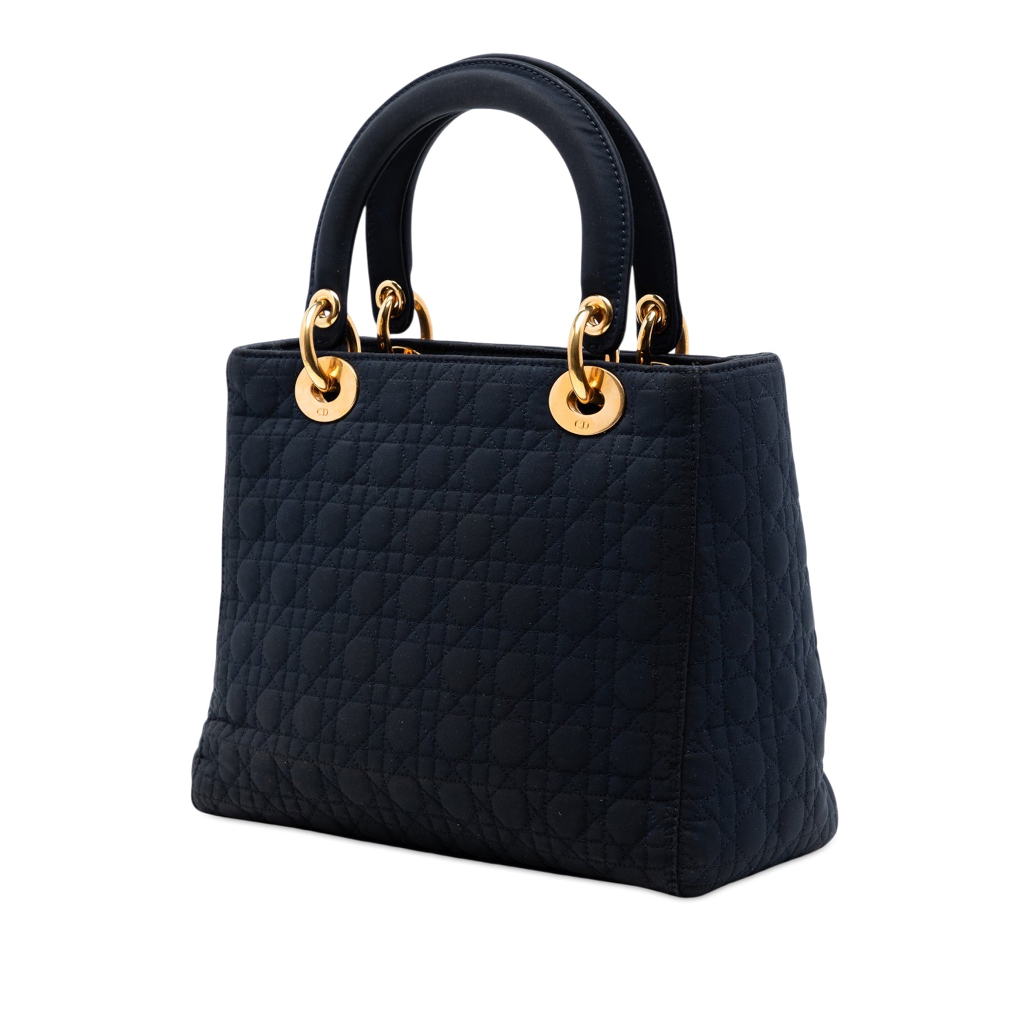 Medium Nylon Microcannage Lady Dior