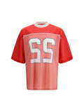 Moschino Technical Mesh T-Shirt — Red