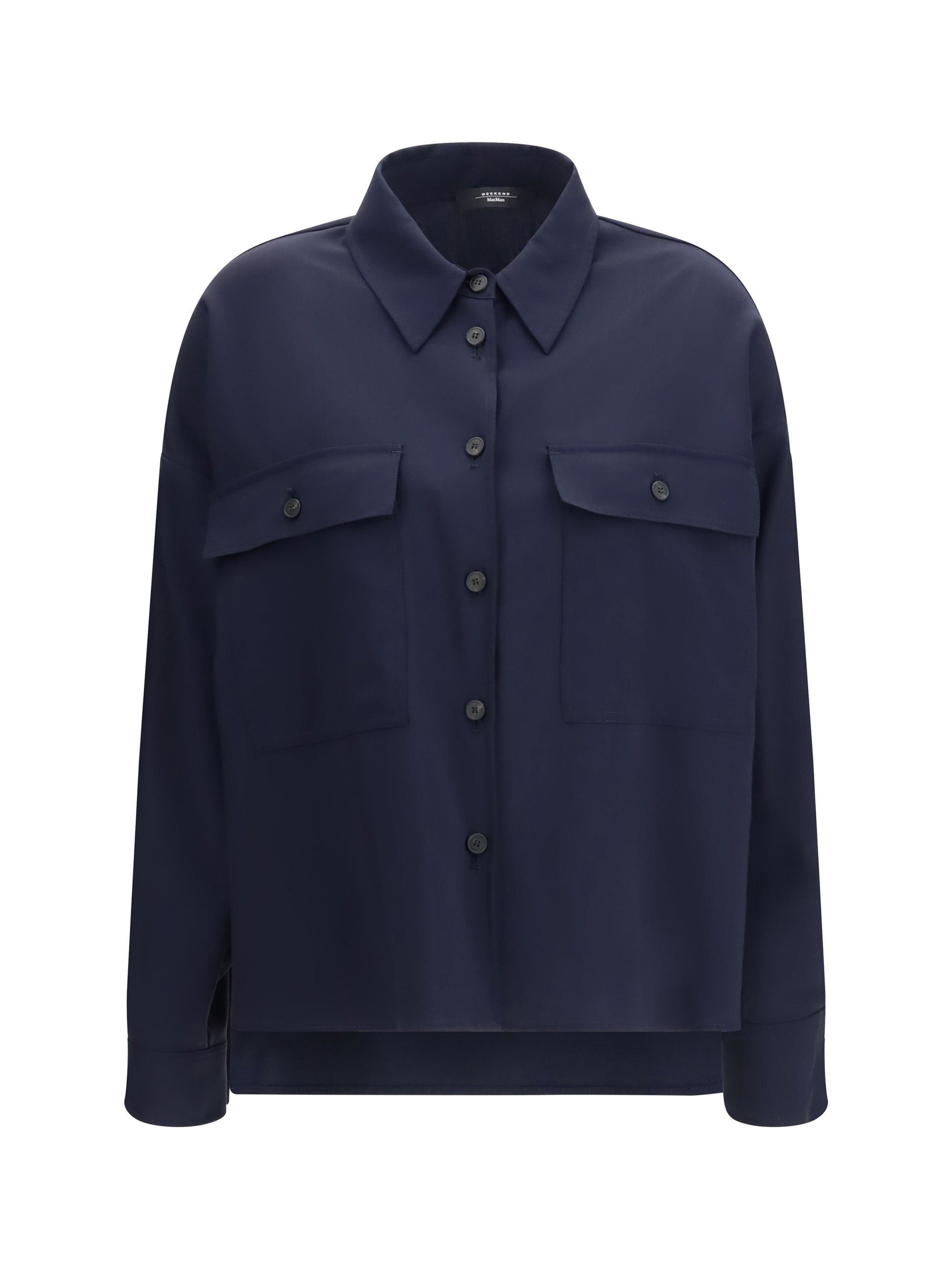 Max Mara Weekend Mulino Shirt Jacket — Navy