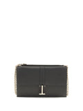 Tom Ford Chain Leather Shoulder Bag — Black