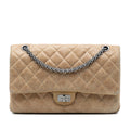Reissue 2.55 Aged Metallic Calfskin Double Flap 227