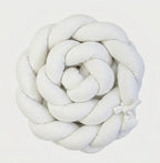 TRENZA PROTECTORA CAPAZO de COCHECITO | Muselina Blanca