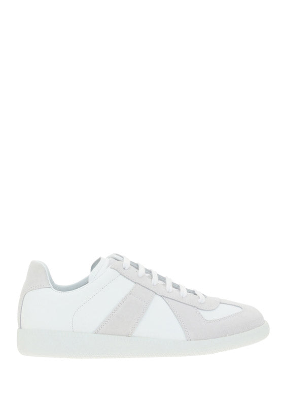 Maison Margiela Leather & Suede Sneaker — White