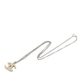 CC Brass Enamel Pendant Necklace
