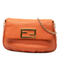Leather Fendista Pochette Crossbody