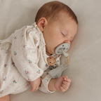 Kit Chupete Clásico Gris de Silicona + Chupetero con Nombre | Nenina & Co.