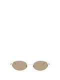 Alexander McQueen A000R6I3330 Sunglasses — Gold