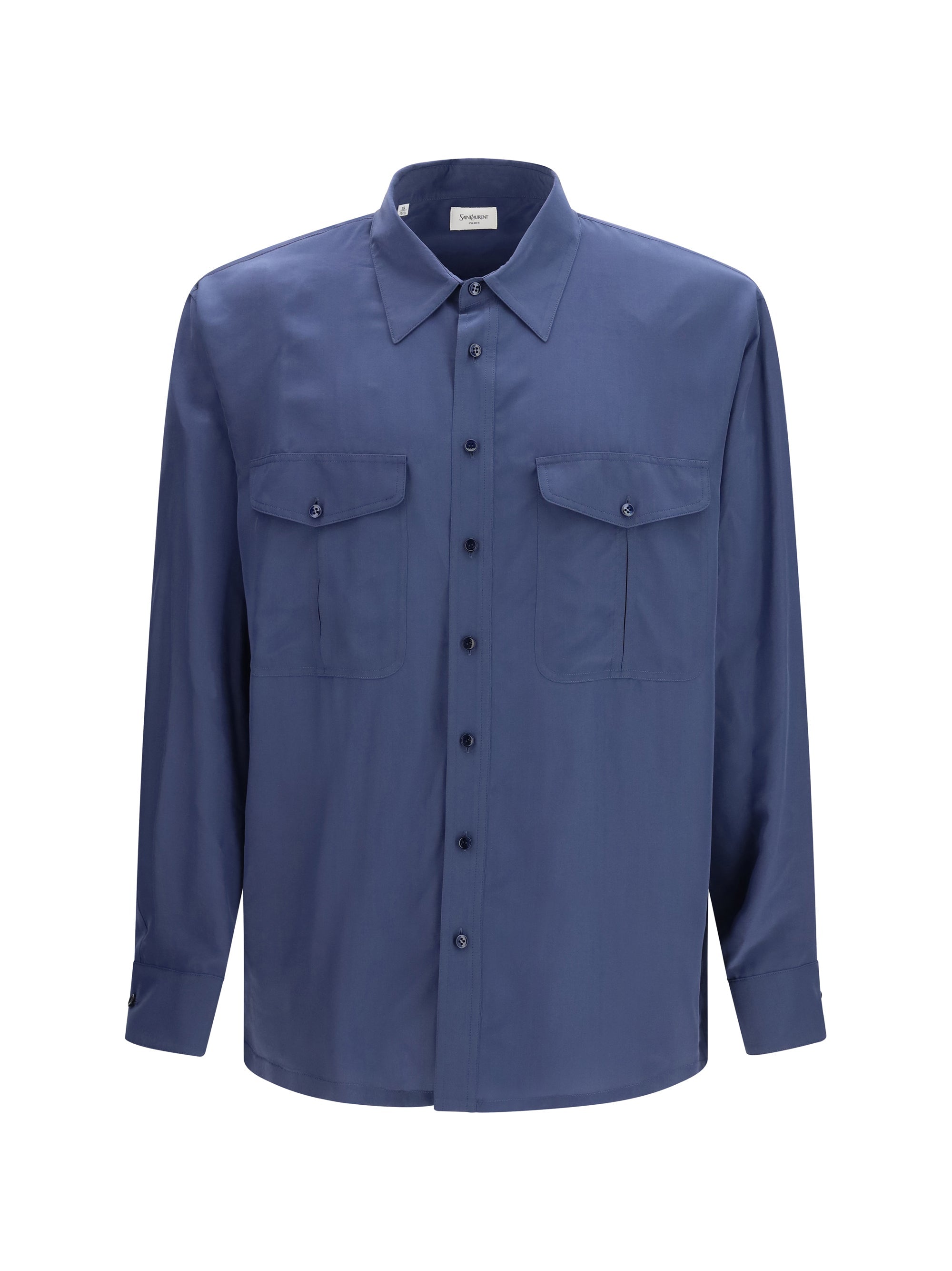 Saint Laurent Toile Shirt — Blue
