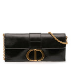Leather Montaigne 30 Clutch with Chain