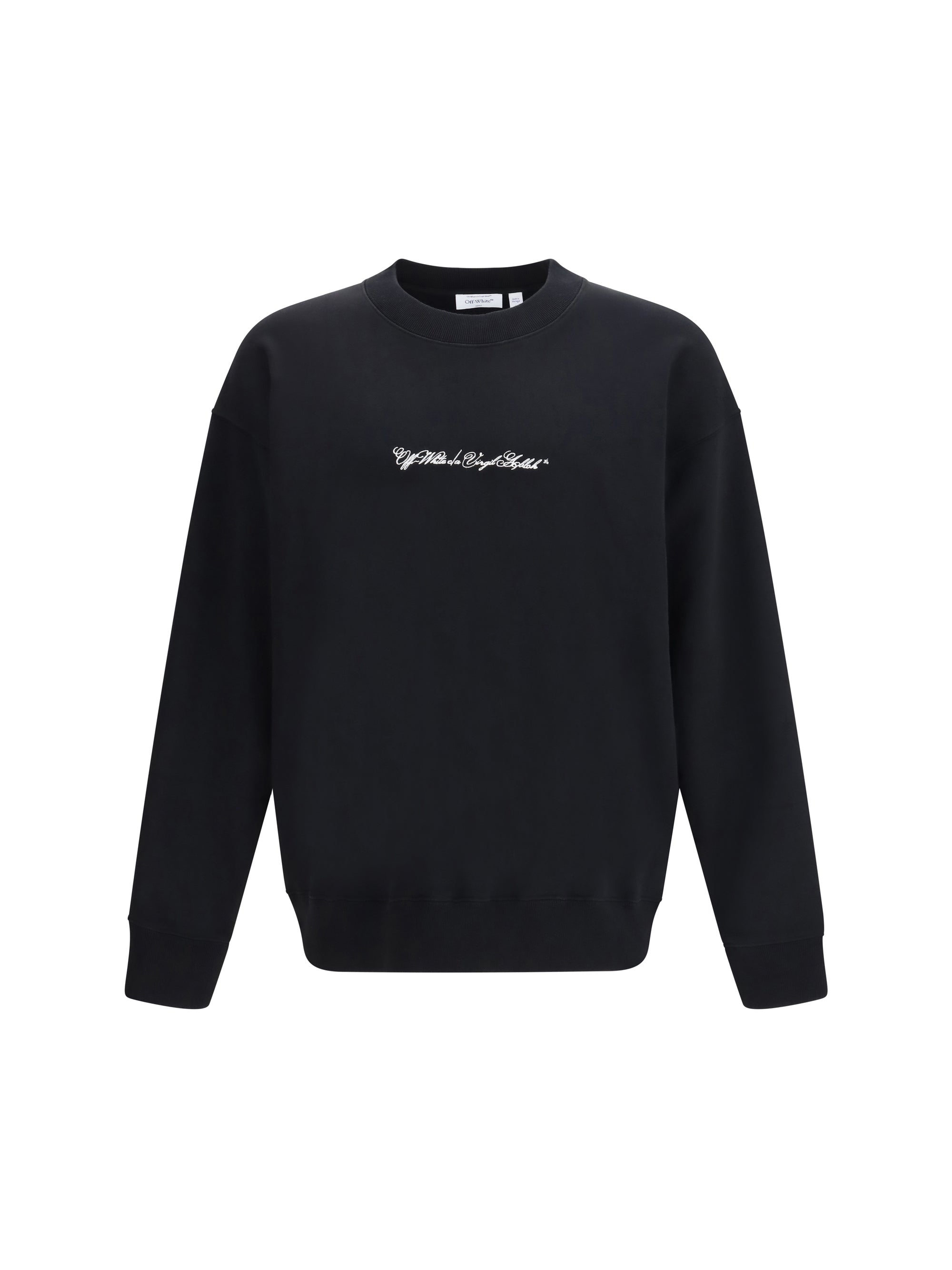 Off-White Script Arrow Sweatshirt — Black