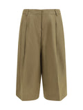 Fabiana Filippi Pleated Viscose Trousers — Beige