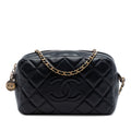CC Quilted Lambskin Diamond Camera Bag