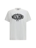 Camiseta Moschino estampada con logo — Blanco