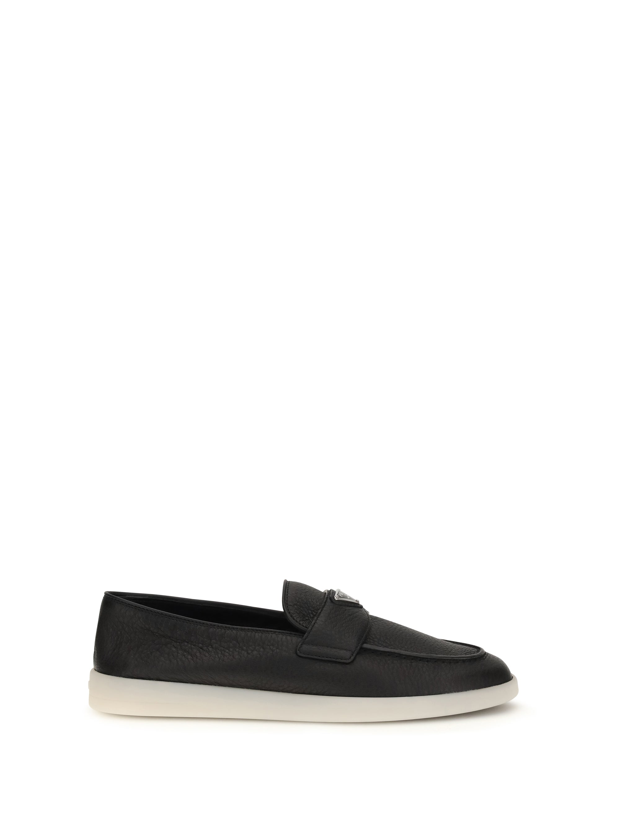 Prada Calf Leather Loafer — Black