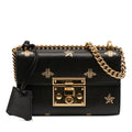 Small Calfskin Bee Star Padlock Crossbody