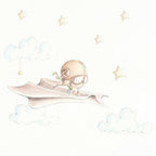 Vinilo Decorativo Infantil AVION DE PAPEL