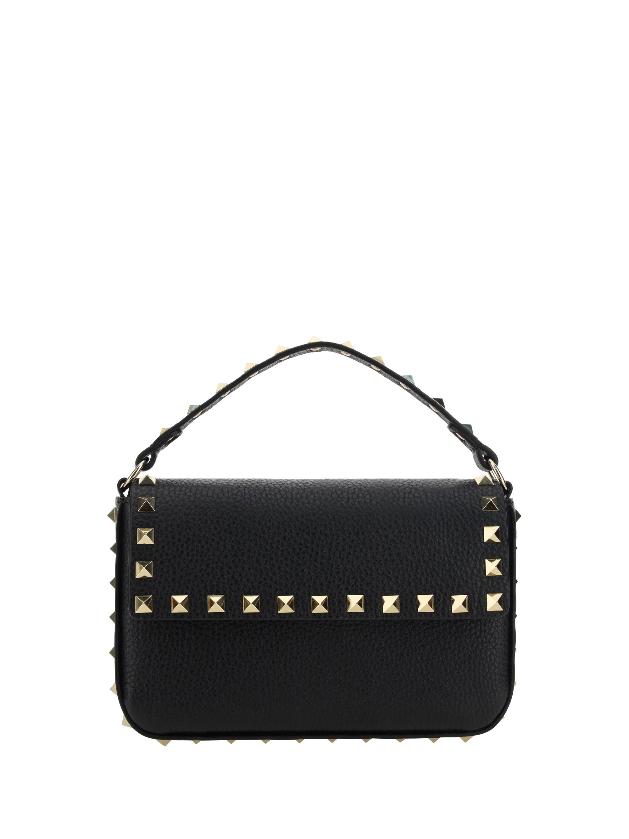 Valentino Garavani Rockstud Shoulder Bag — Black