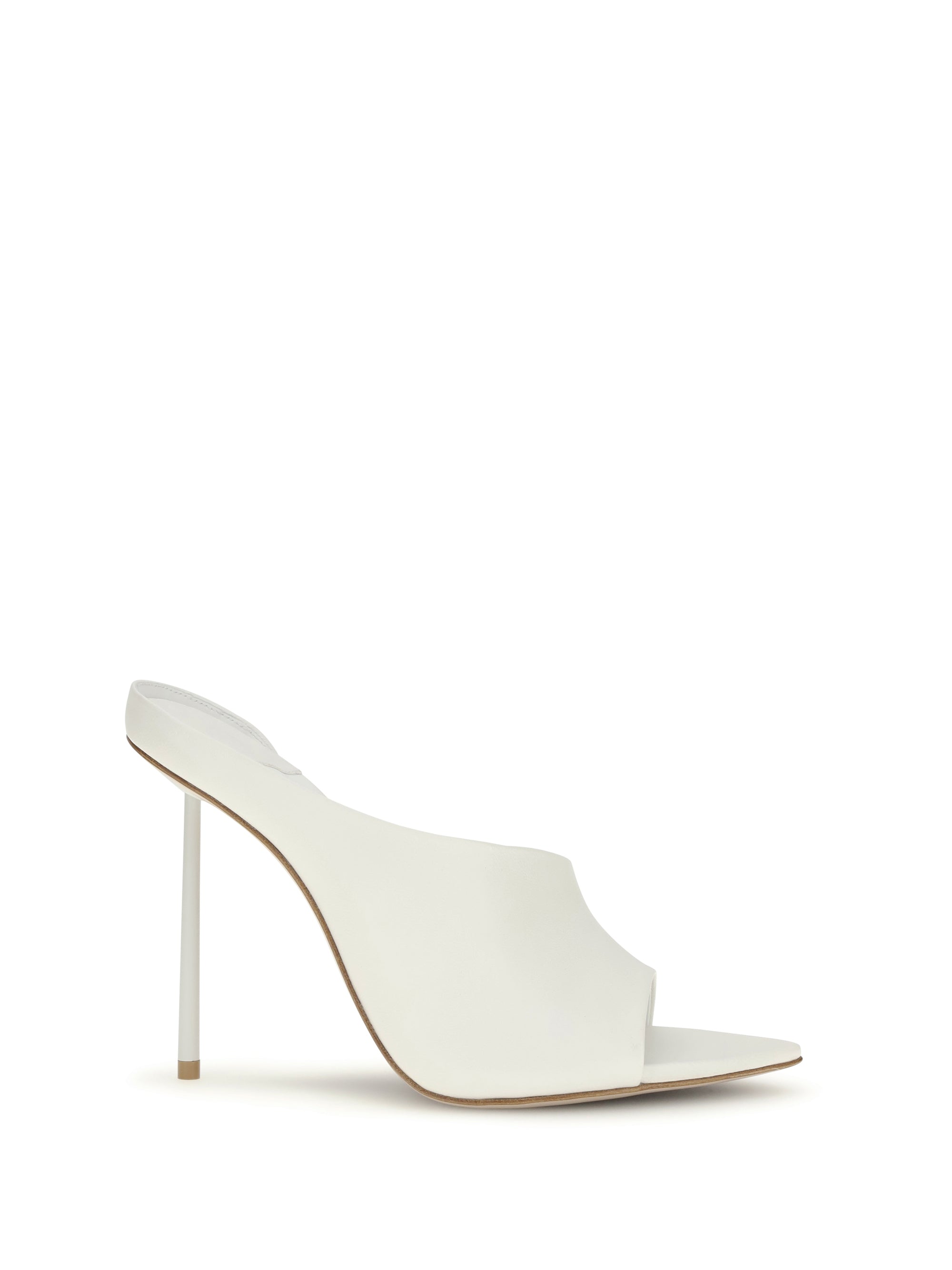 Le Silla Futura Mule Sandals — White