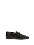 Valentino Garavani VLogo Embellished Goatskin Loafer — Black