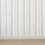 Children's Wallpaper Stripes and Stars