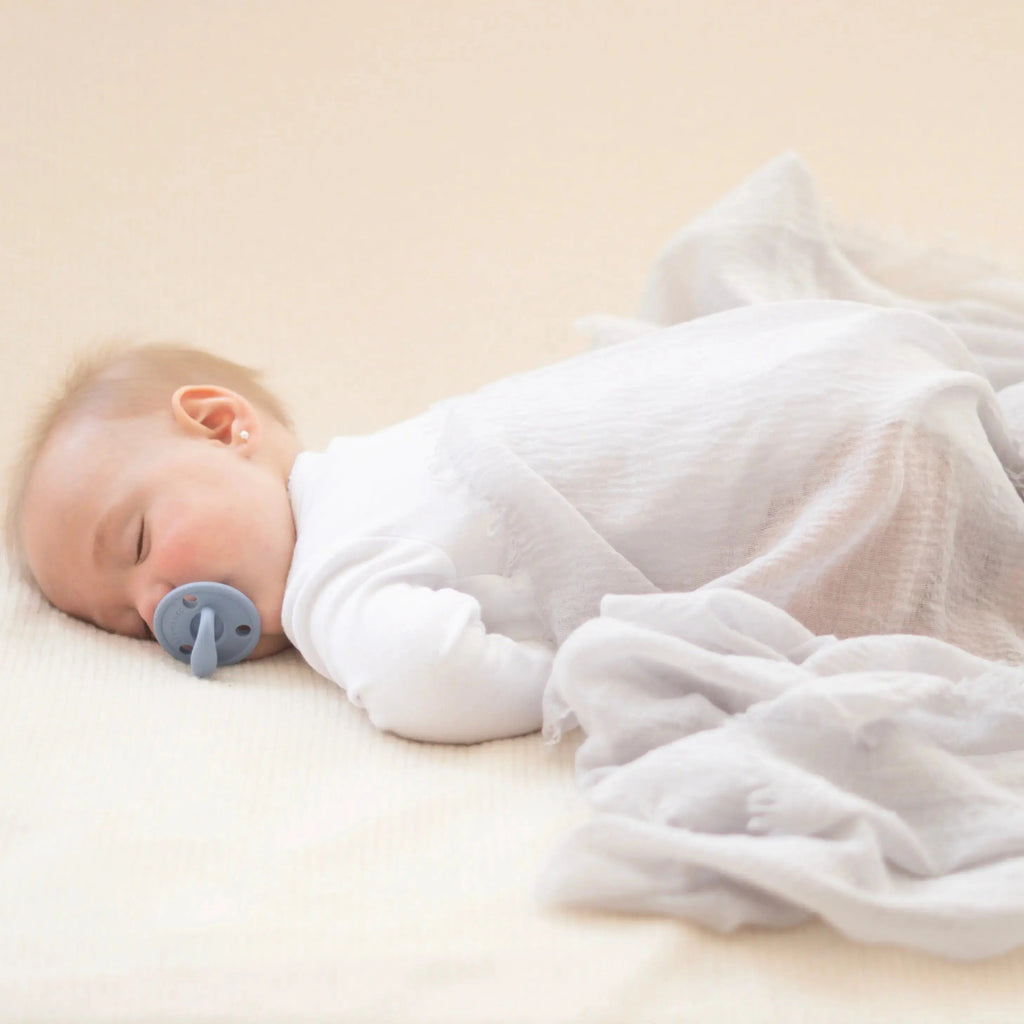 Chupete DIAMOND By Nenina & Co Amarillo Y Rosa pálido | Silicona Orgánica para Bebé +12 Meses