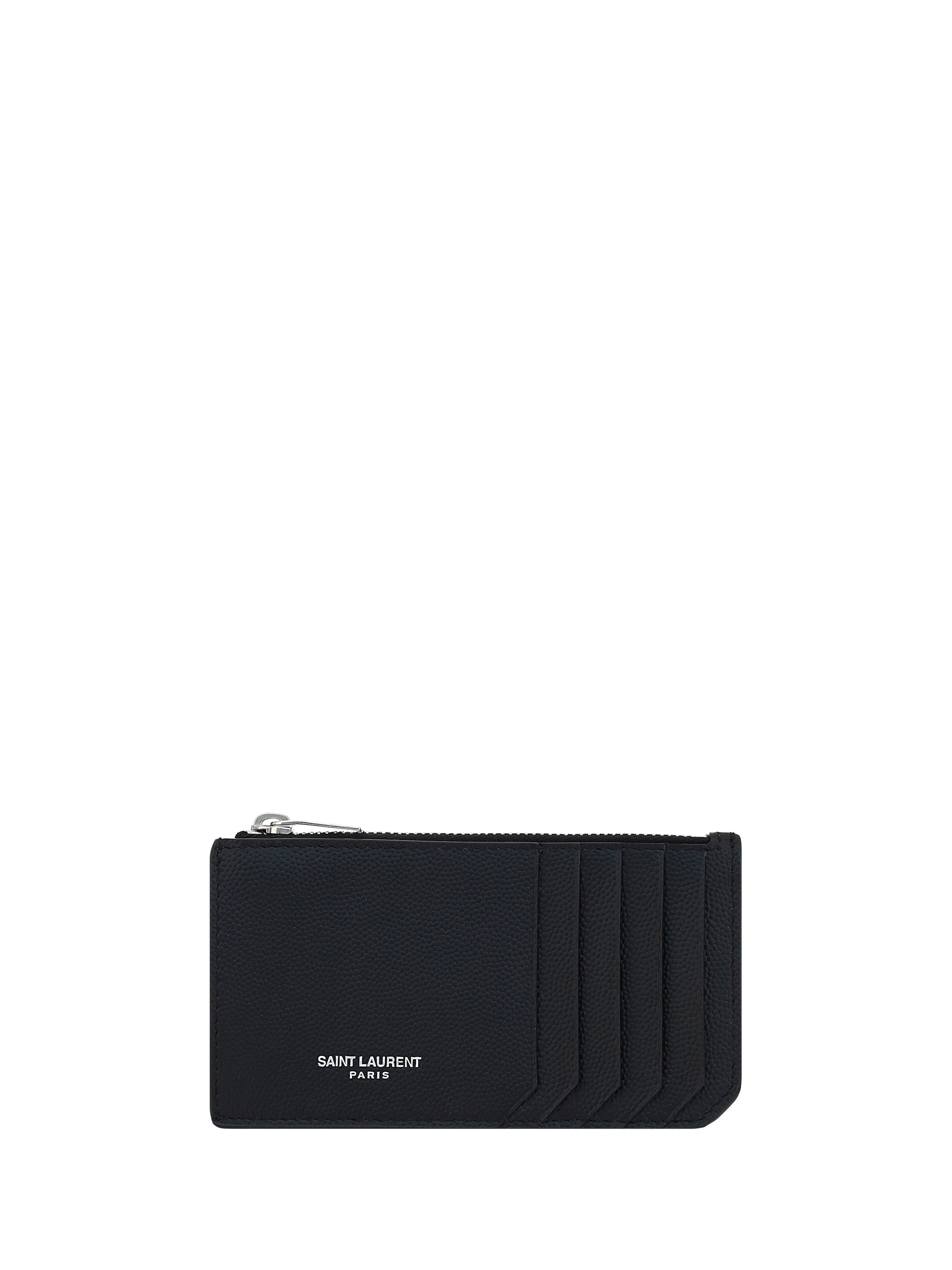 Saint Laurent Paris Cardholder — Black