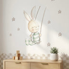 Vinilo Decorativo Infantil CONEJO COLUMPIO