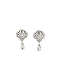 Pendientes Alessandra Rich Crystal Drop — Plateado