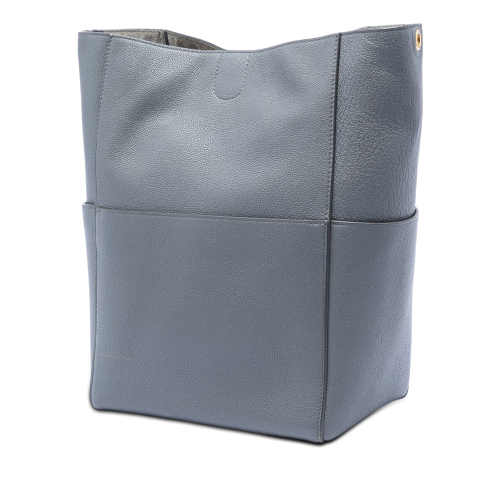 Medium Leather Seau Sangle Bucket Bag