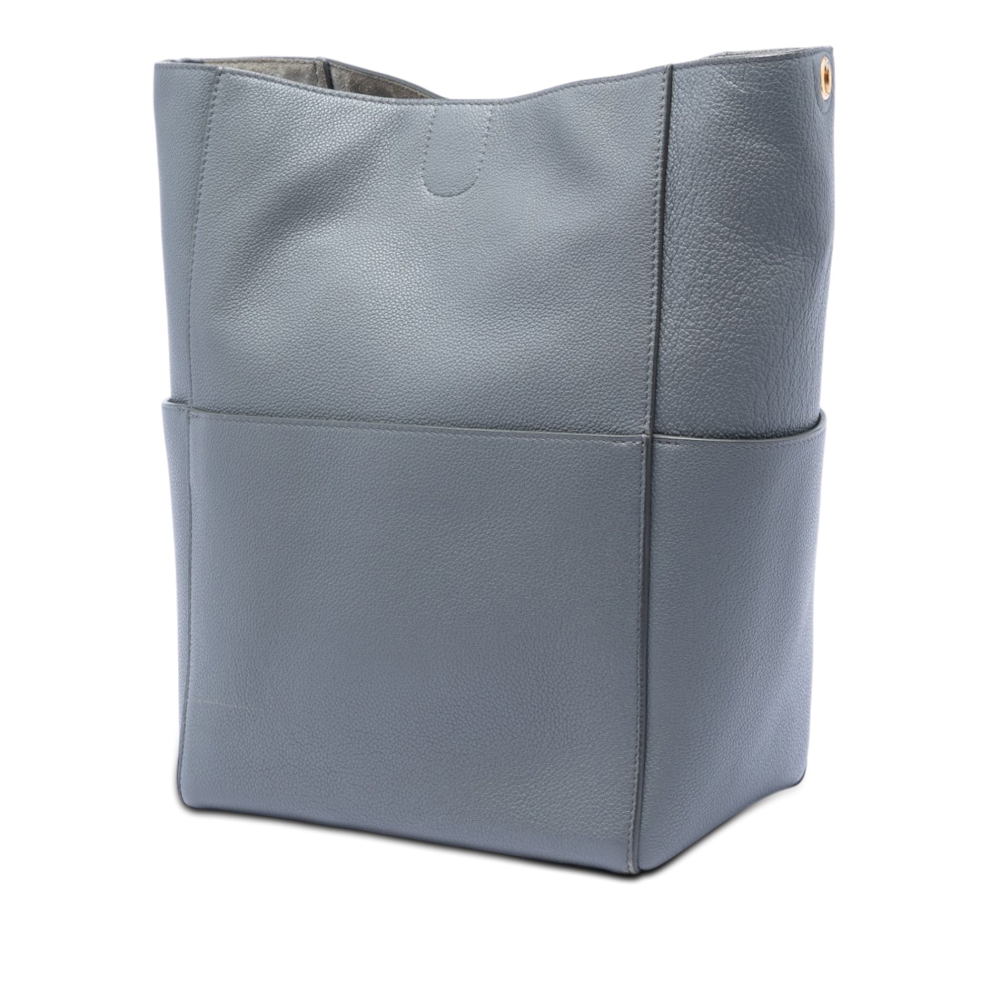 Medium Leather Seau Sangle Bucket Bag