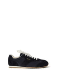 Prada Suede and Nylon Mixed Material Sneaker — Black