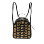 Small GG Marmont Matelasse Leather Animalier Backpack