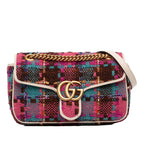 Medium GG Marmont Tweed Shoulder Bag