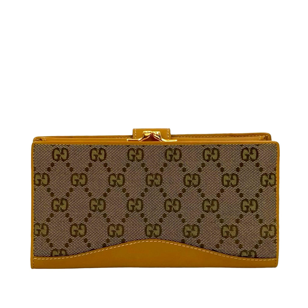 GG Canvas Long Wallet