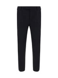 Pt Pantaloni Torino Virgin Wool Trousers — Black