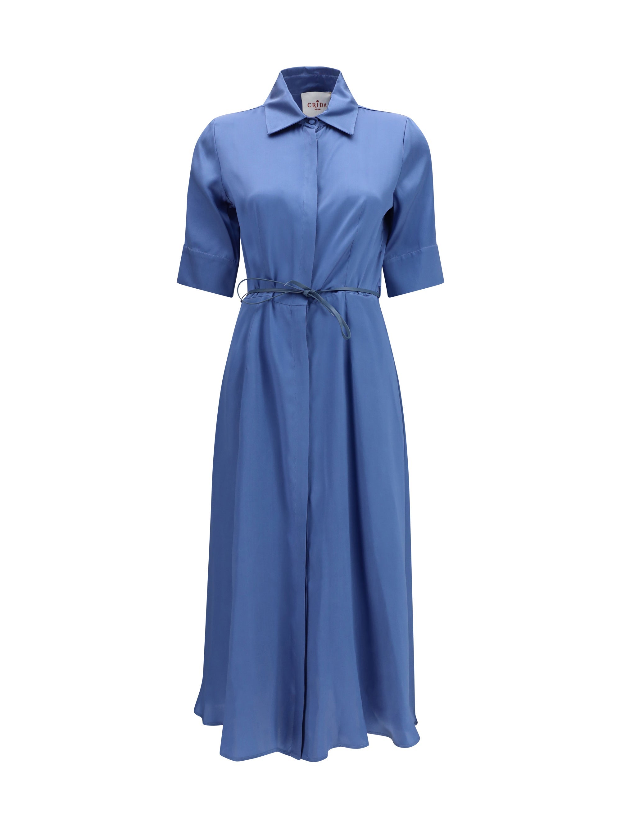 Crida Milano Baldo Dress — Blue