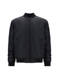 Moschino Quilted Polyamide Bomber Jacket — Black