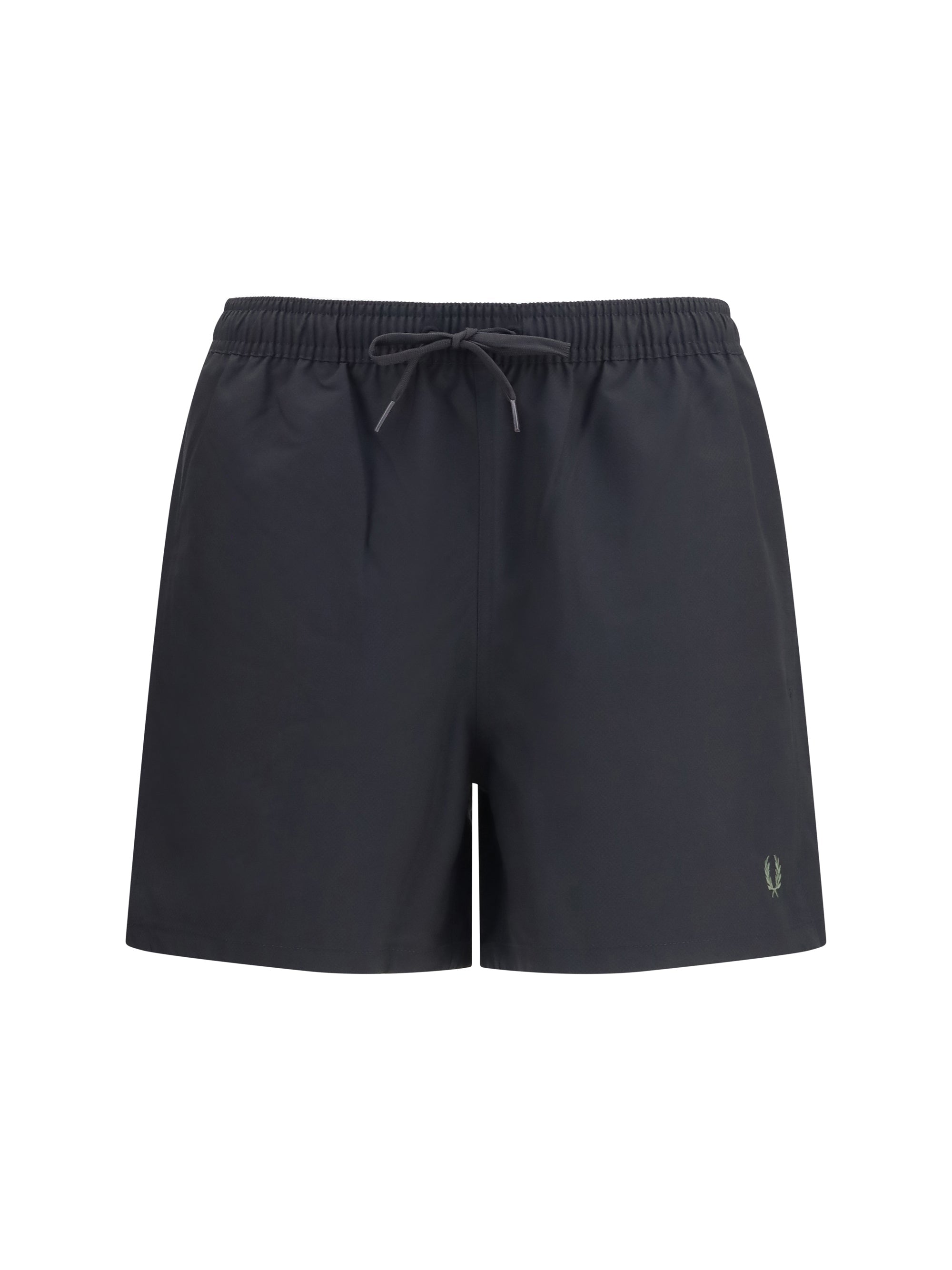 Fred Perry Recycled Polyester Swim Shorts — Black