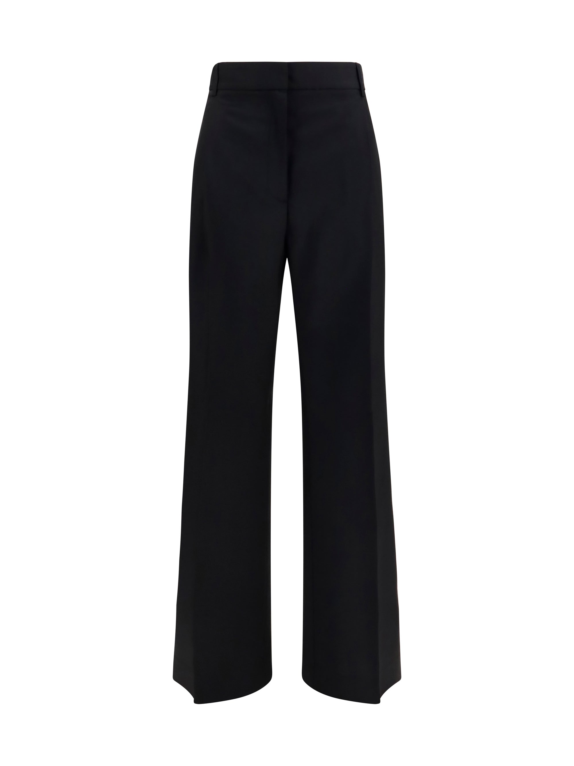 Rohe Tailored Wool Trousers — Black