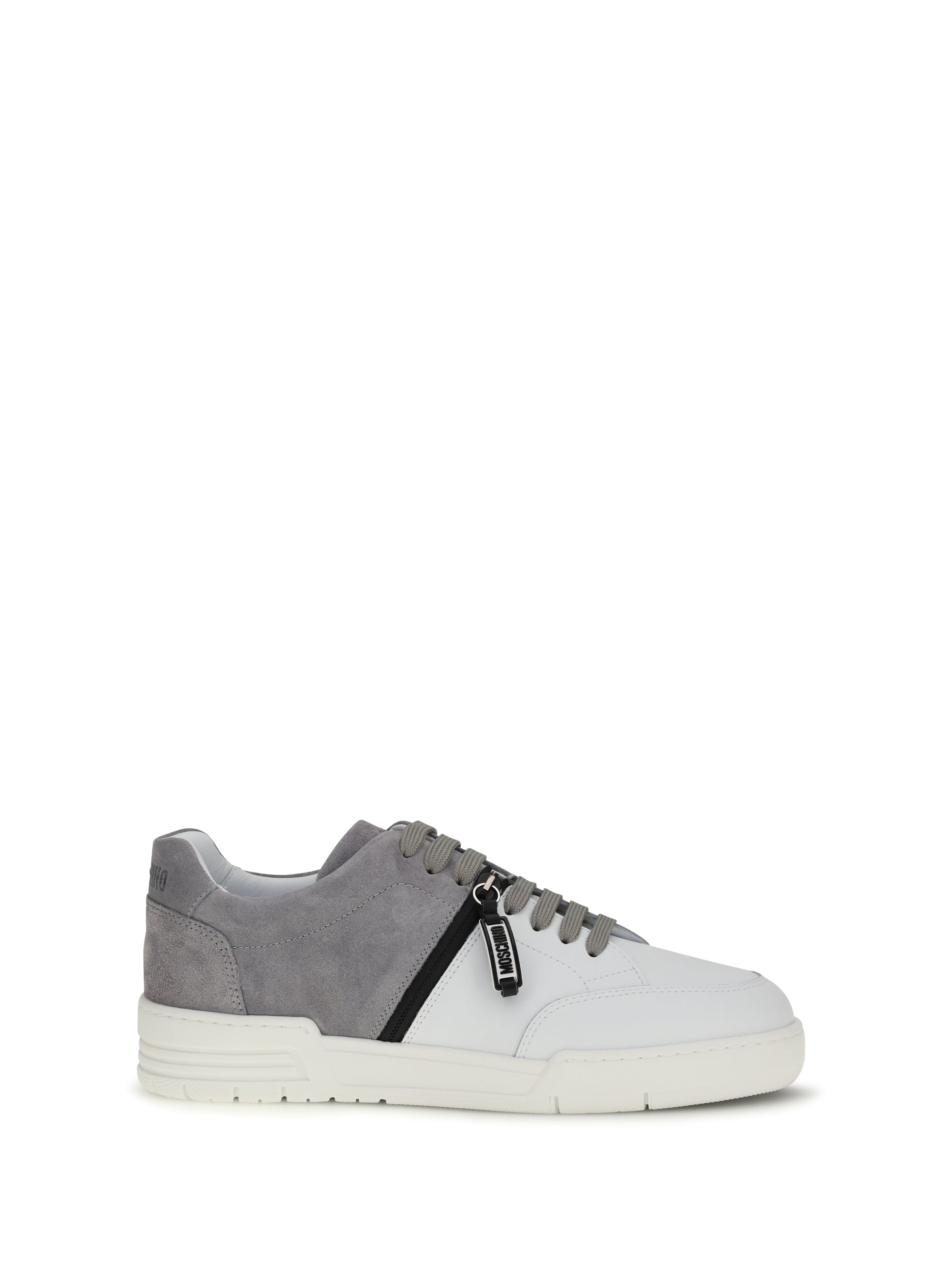 Moschino Colorblock Calf Leather Sneaker — Multicolor