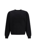 Gucci Logo-Embroidered Cotton Sweatshirt — Black